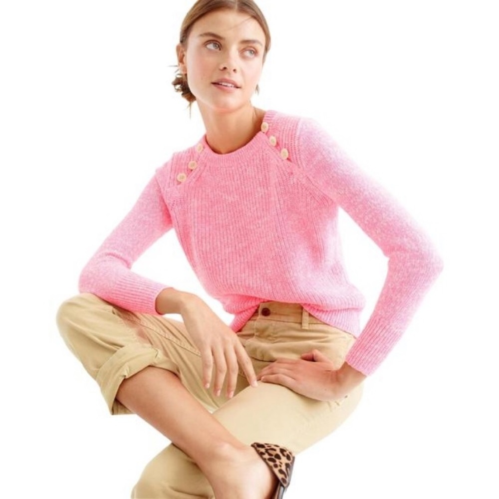 J•Crew Bright Pink Sweater